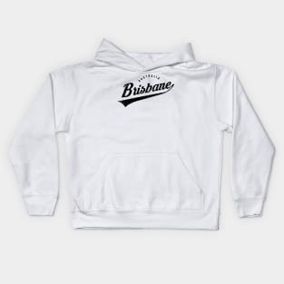 brisbane city vintage sport inspired Kids Hoodie